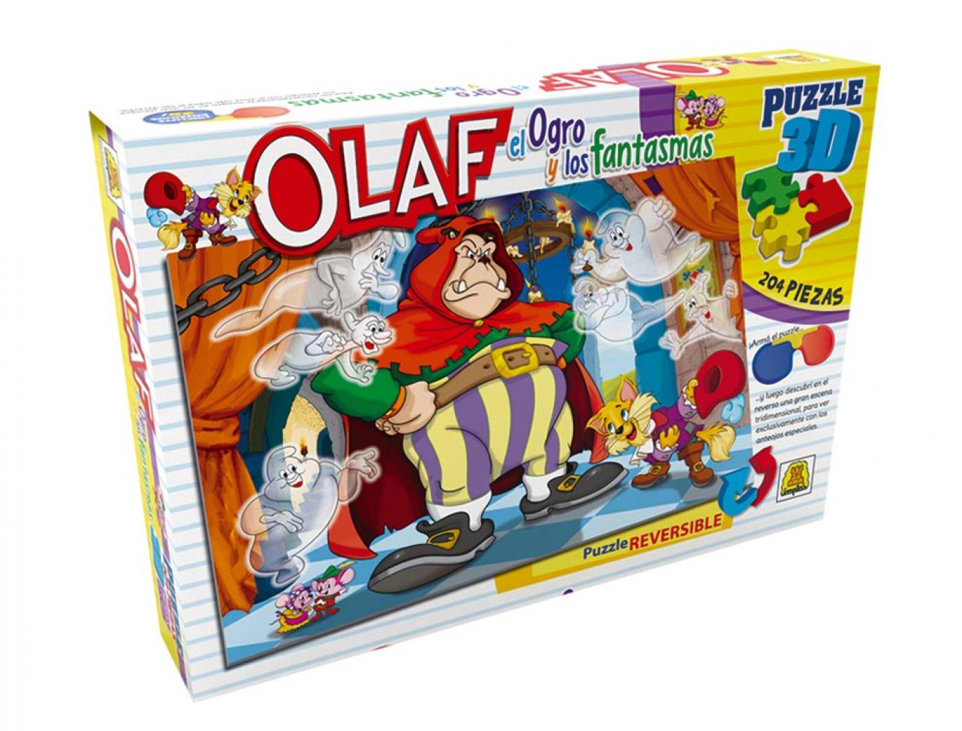 Puxxle Olaf el Ogro y los Fantasmas - 204 piezas