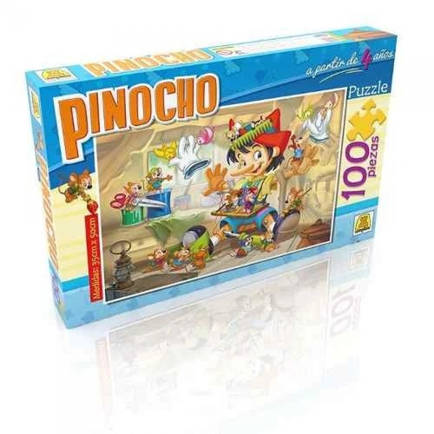 Rompecabezas Pinocho 100 Piezas Original Implas