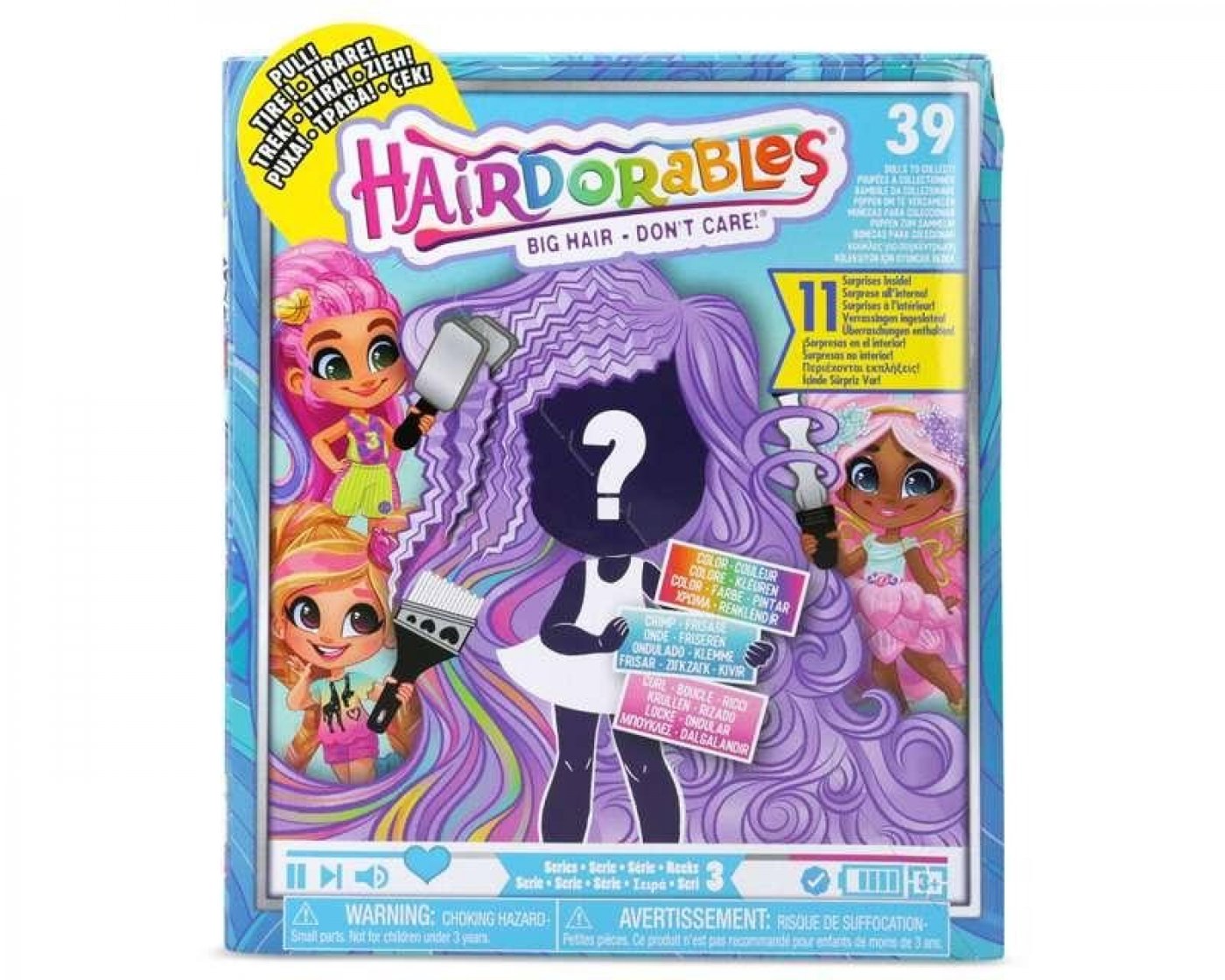 Muñeca Hairdorables Serie 3 Sorpresa Originales!!!