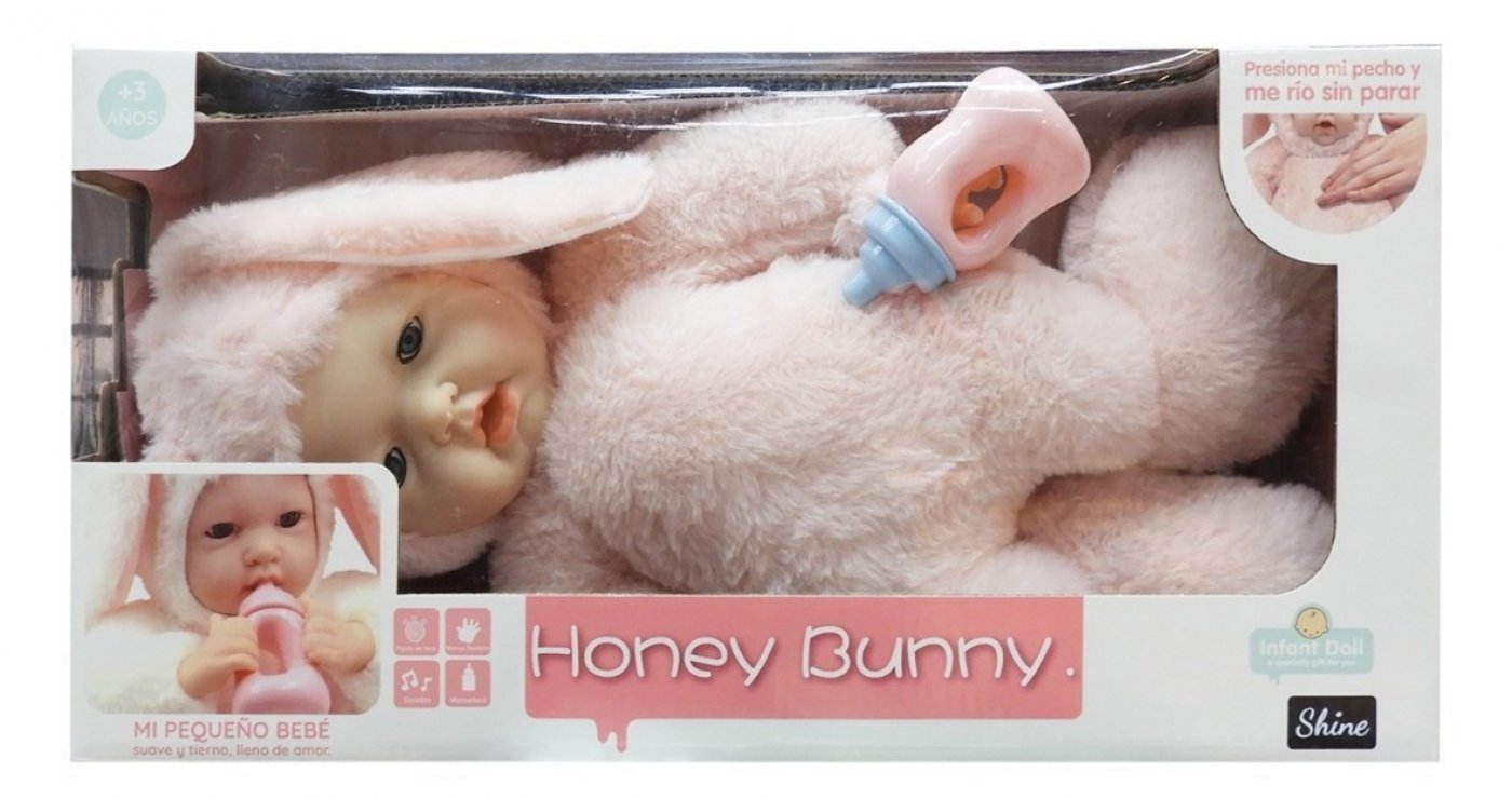 Bebe Honey Bunny de Shine - 45 cm 