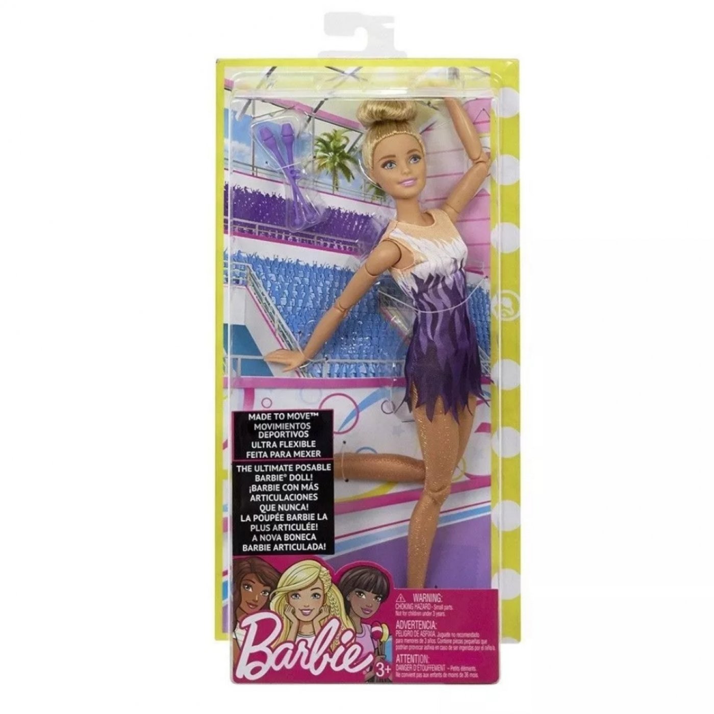 Barbie,gimnasia Artística!!, Articulada SIN STOCK