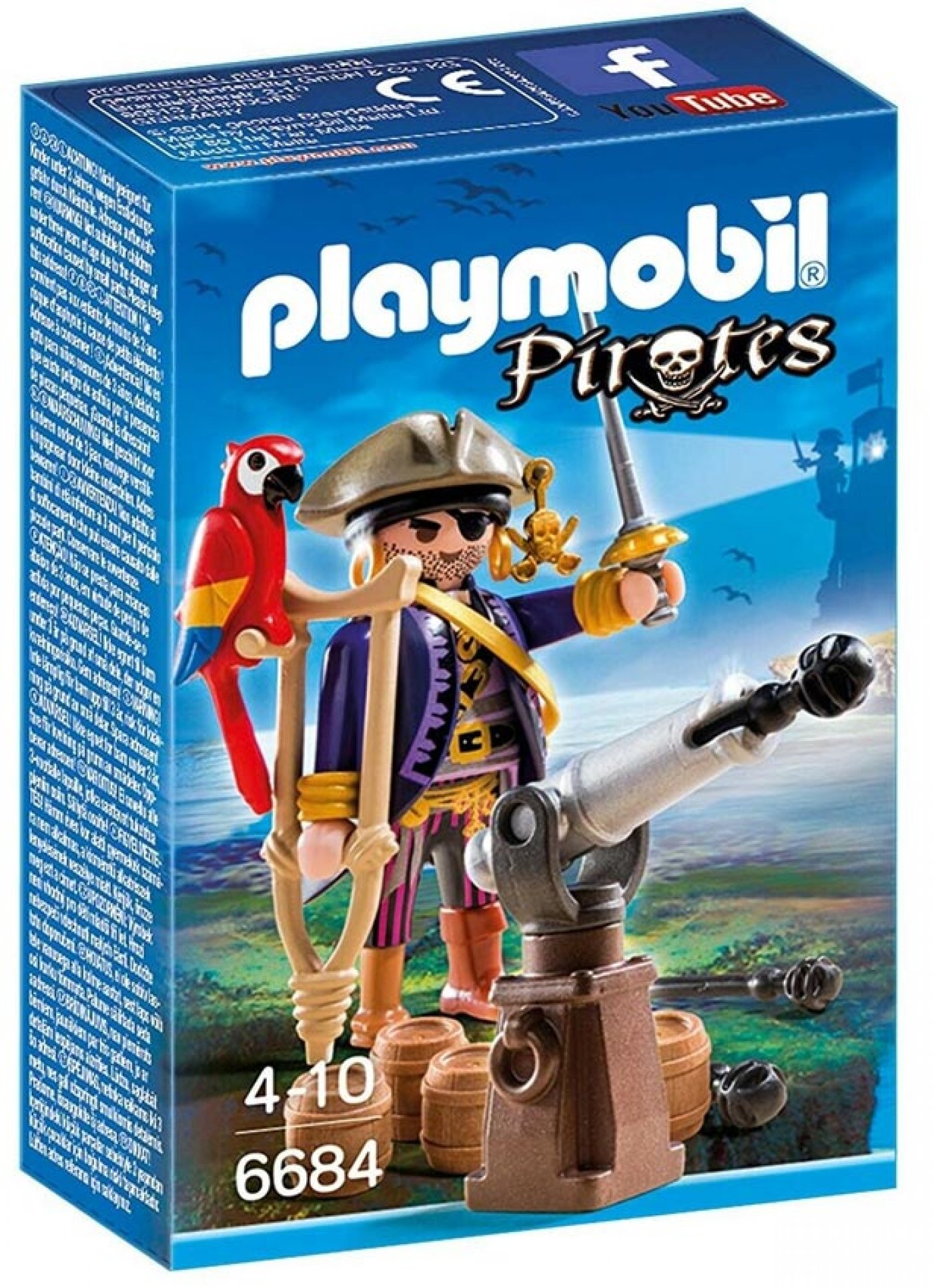 Playmobil pirata con cañon