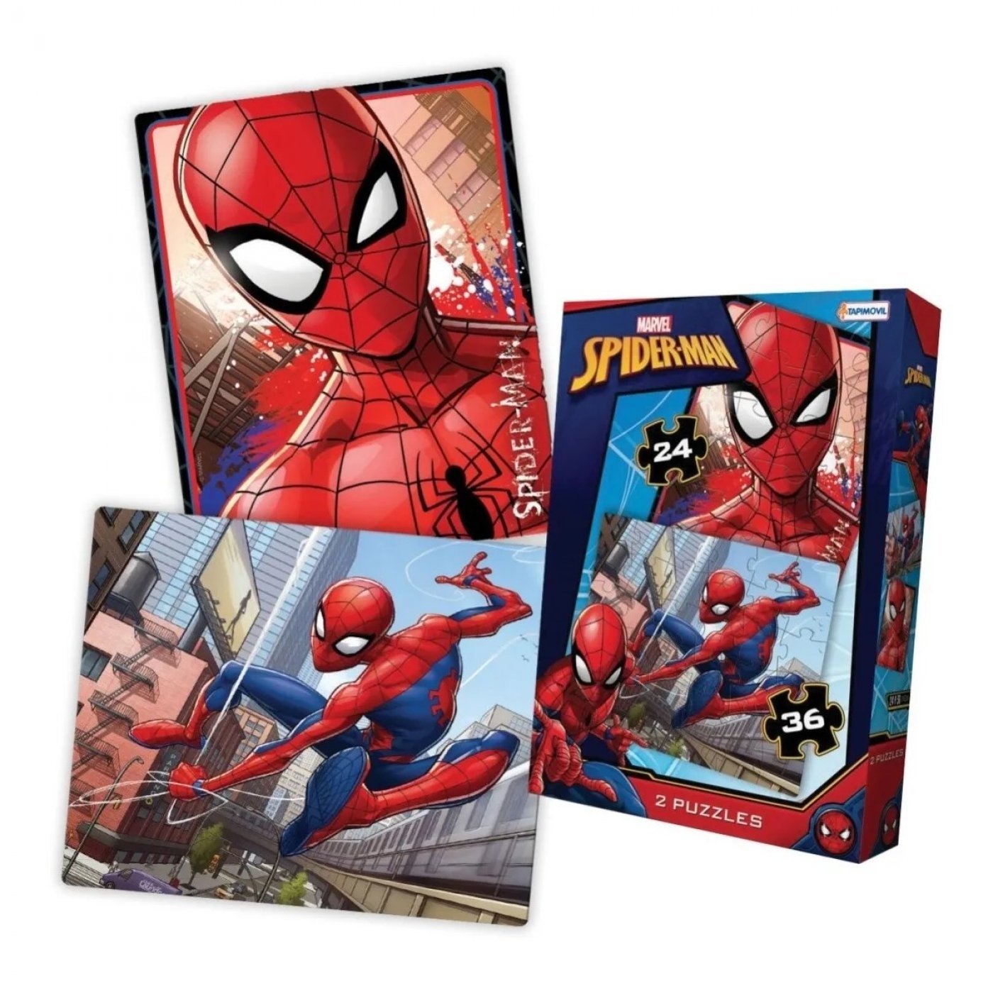 Rompecabezas de 24 y 36 Piezas de Spiderman (SIN STOCK)