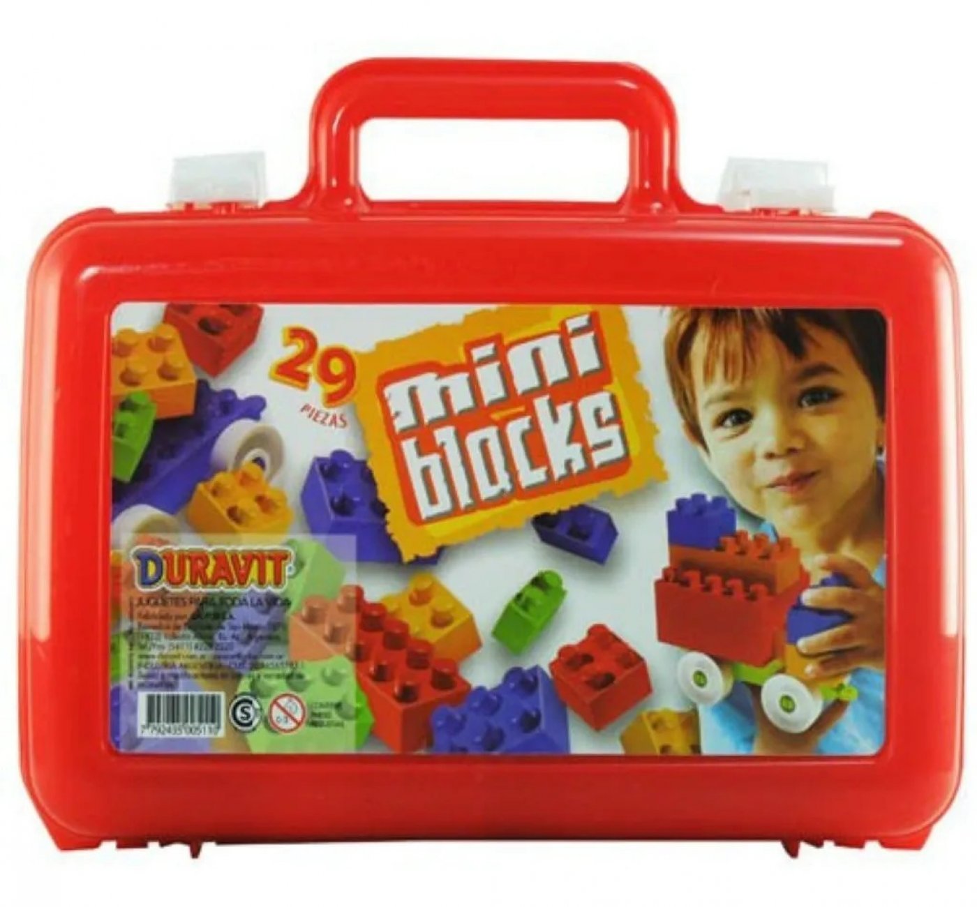 Valija Bloques Mini Blocks 29 Piezas Duravit Ploppy