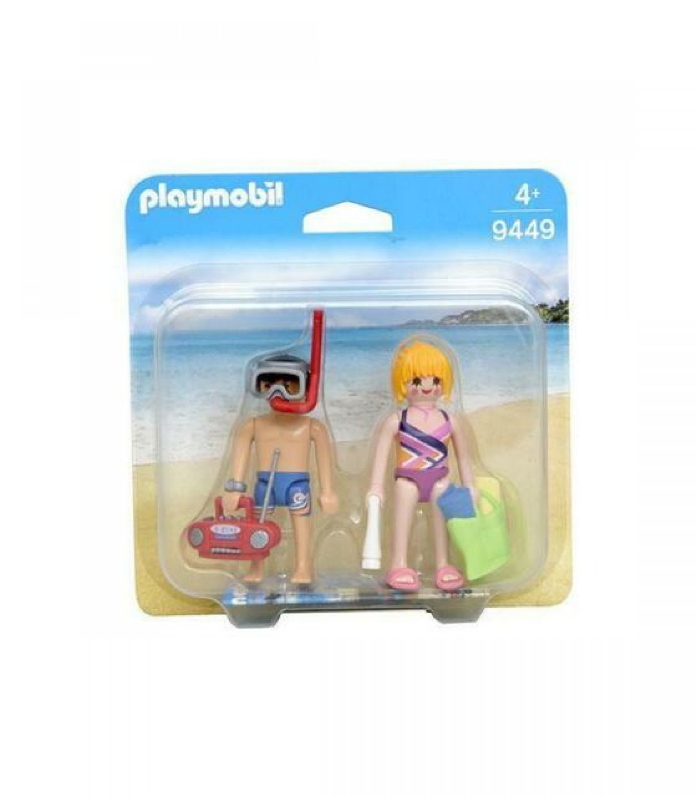 Playmobil Duo Pack 9449 Pareja En La Playa