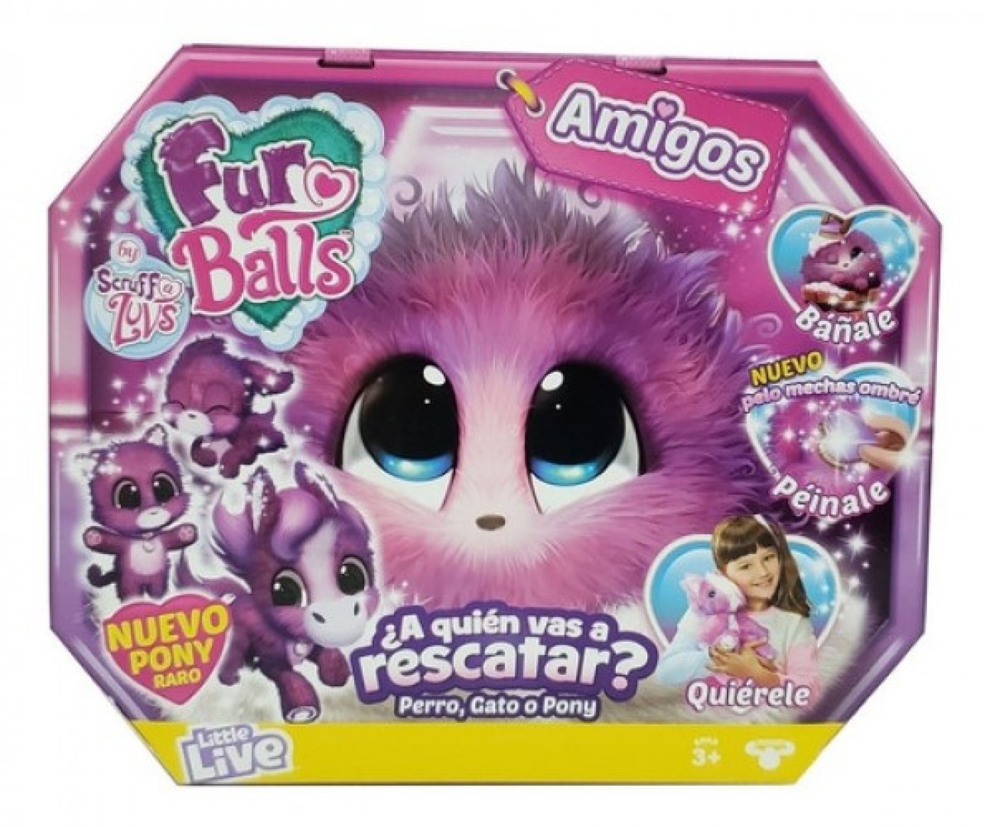 Fur balls Friends Rescata Tu Mascota Gato Perro Pony  (SIN STOCK)