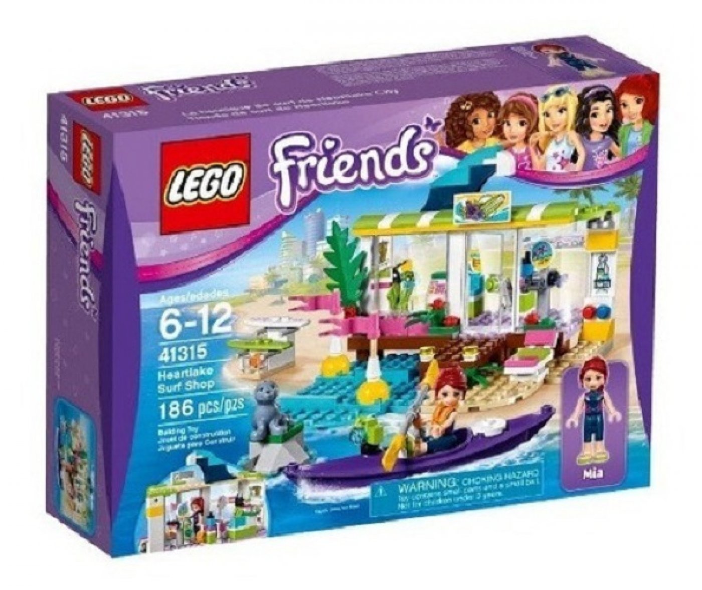 Lego Friends: Tienda De Surf 186 Piezas