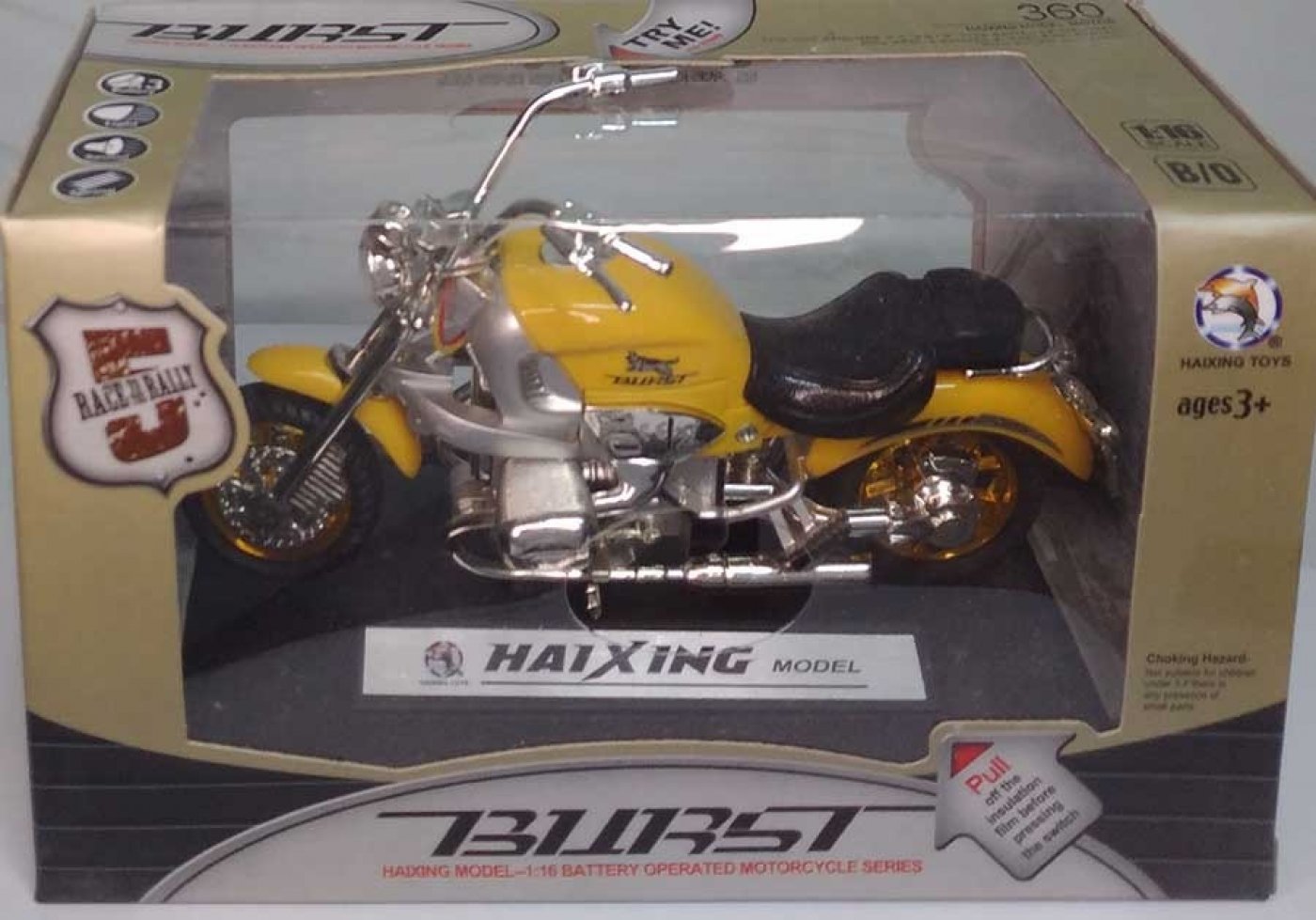 Motocicleta H-customs Chopper Moto Con Luz Y Sonido