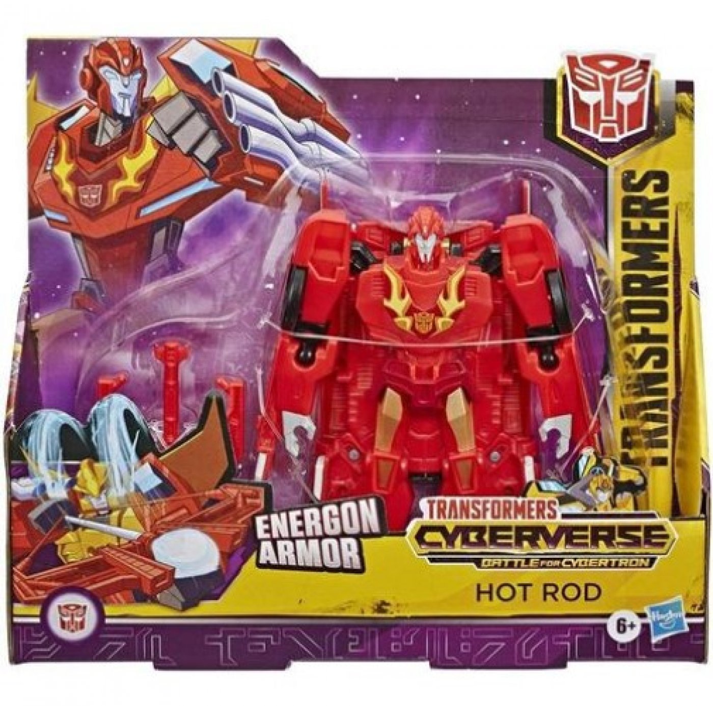 Transformers Cyberverse Hot Rod Hasbro Energon Armor   (SIN STOCK)   )