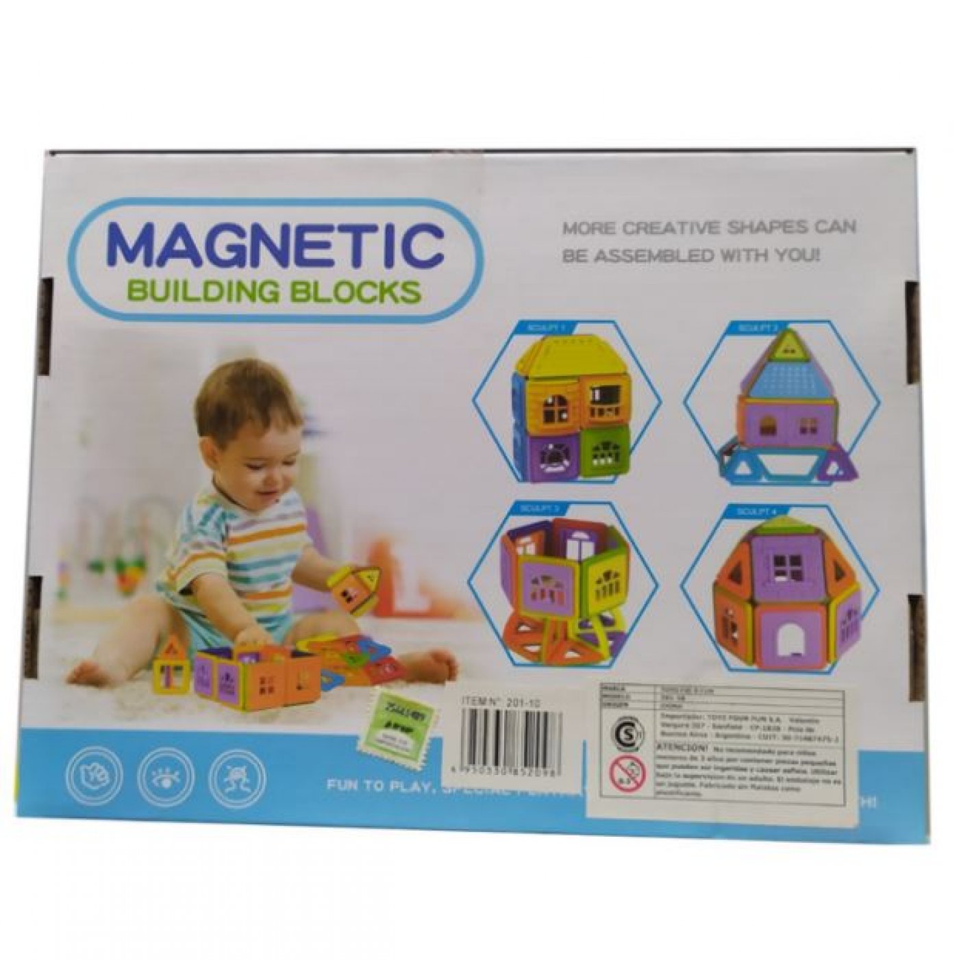 Magnetic Building Blocks - 106 Piezas Tipo Magnific
