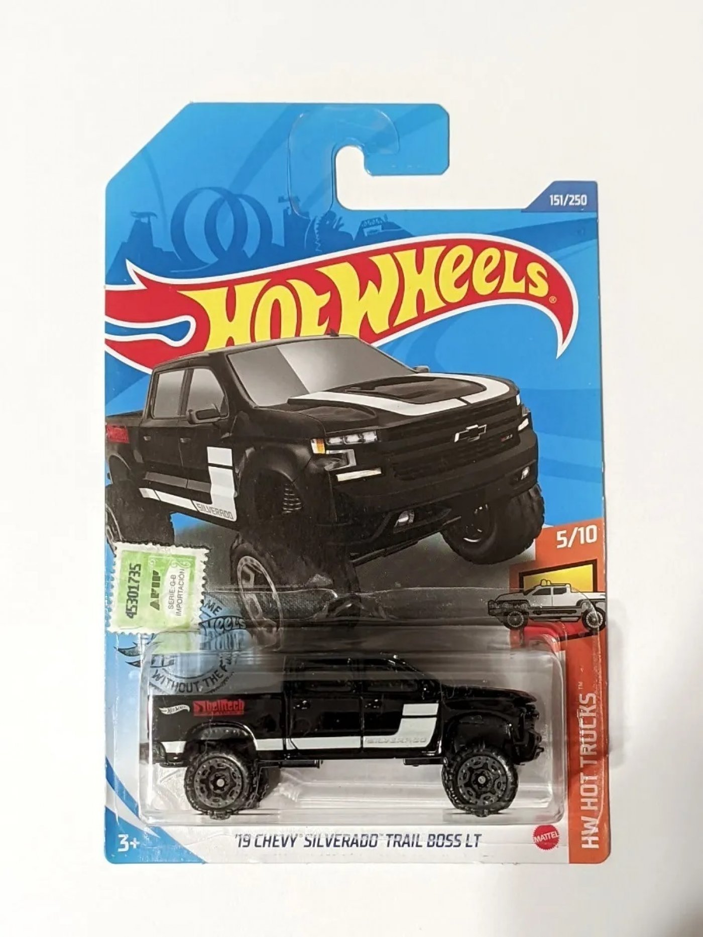 Hot Wheels Chevy Silverado Trail Boss Camioneta  (SIN STOCK)
