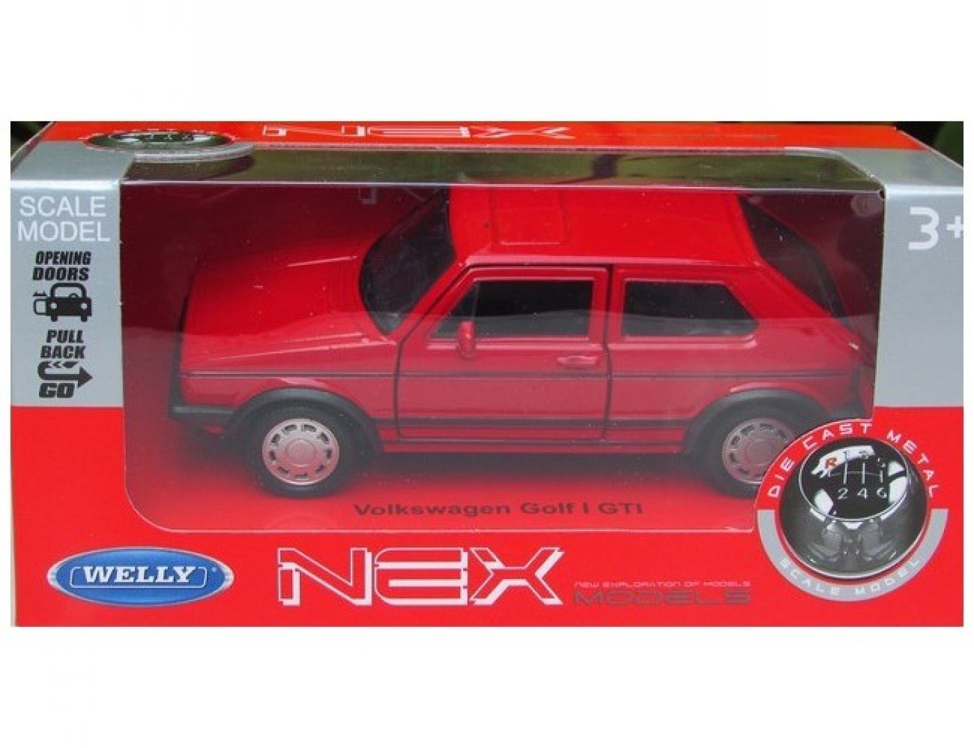 Welly Nex Models 1:34 Vw Golf Gt1 