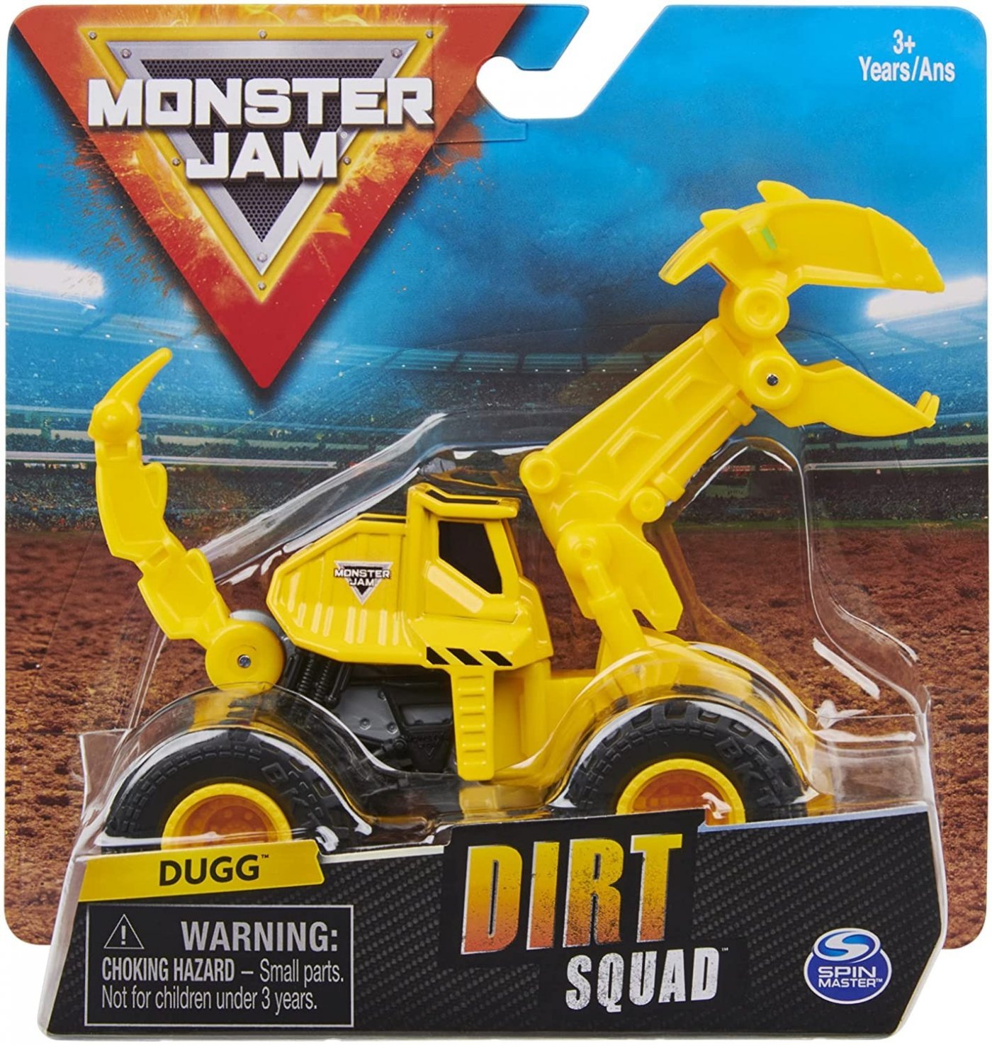 Vehiculos Monster Jam Dirt Squad Dugg Metal