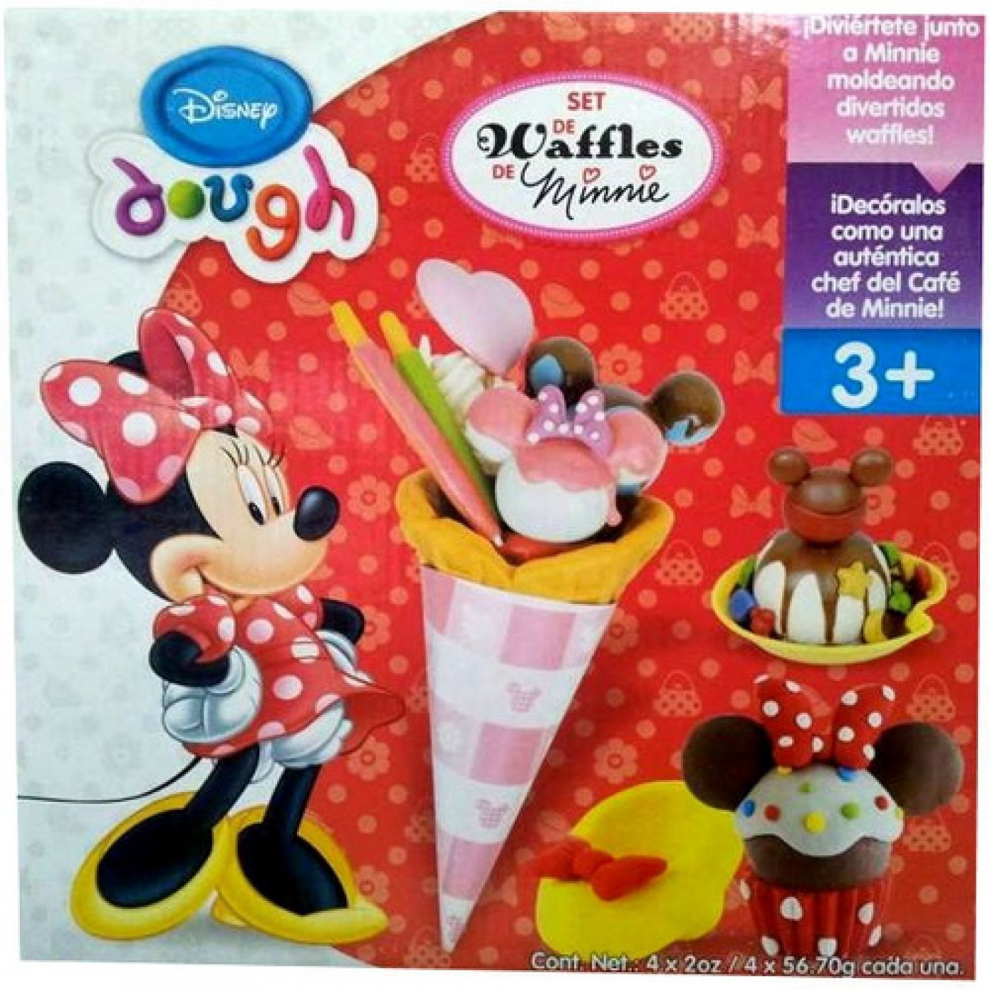 Minnie Mouse Set De Waffles Y Helado De Masas Disney