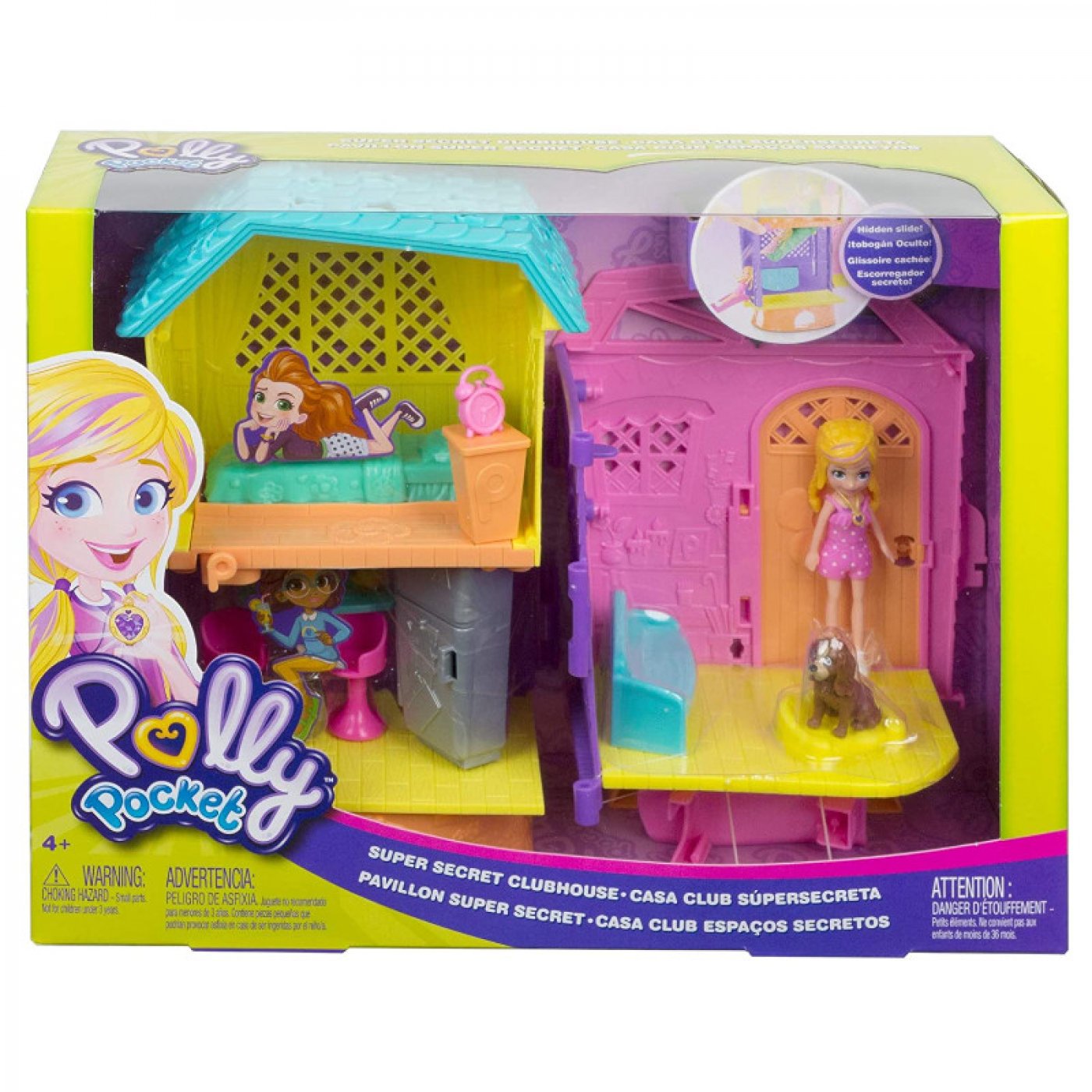 Polly Pocket Super Casa Secreta Club House Mattel