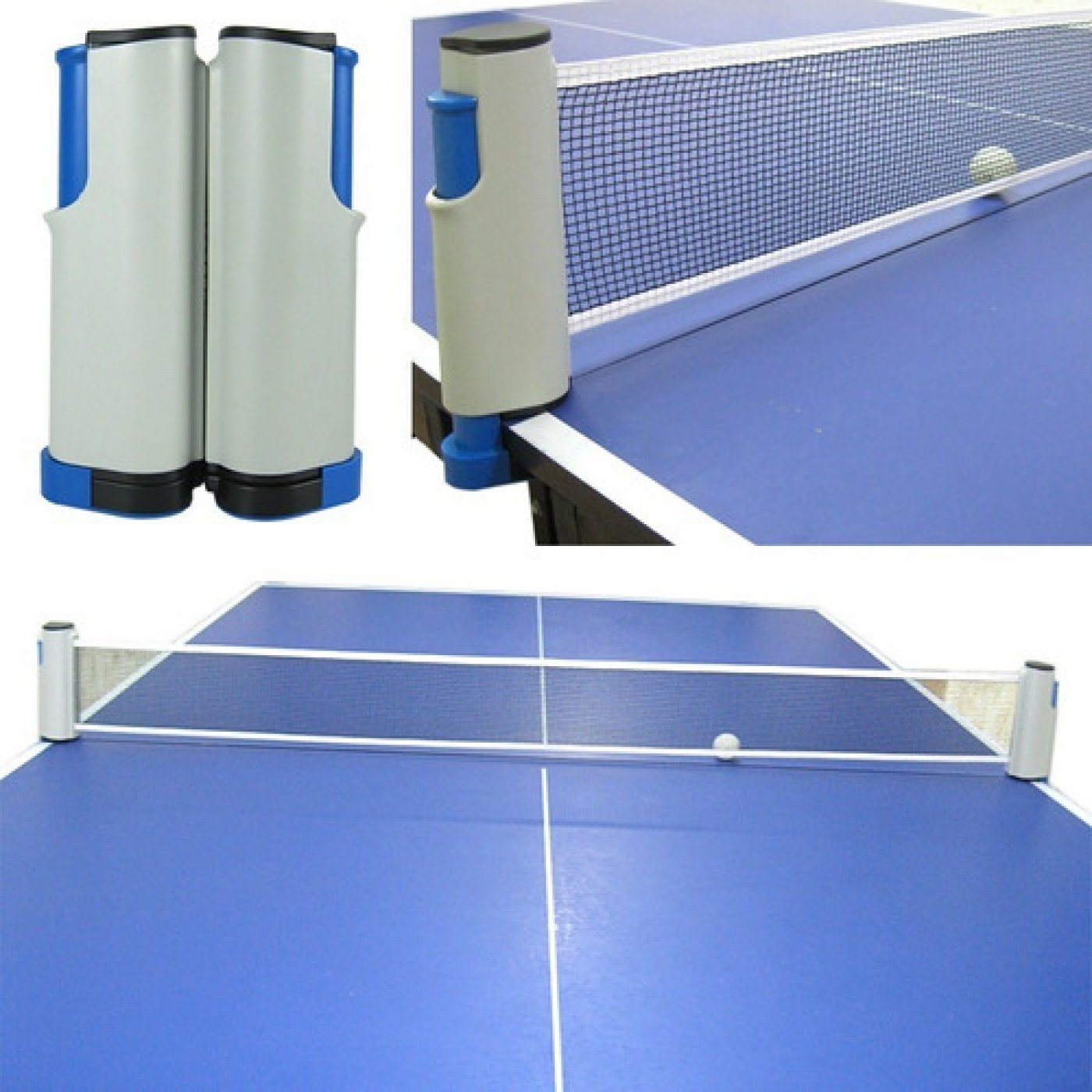 Red Ping Pong Profesional Con Soporte Retráctil Y Adaptable