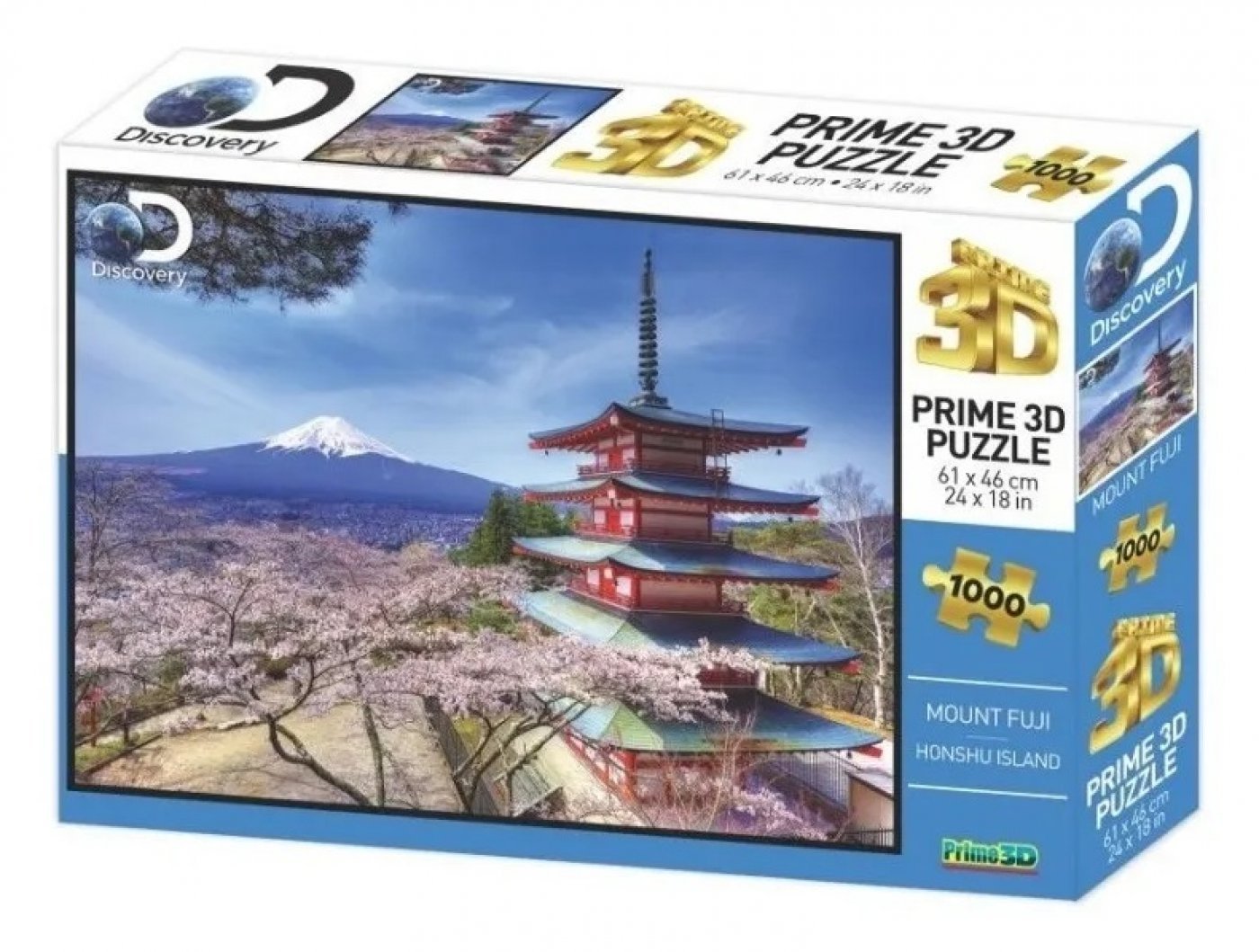  Rompecabezas 3D prime Isla Fuji Honshu 1000 piezas (SIN STOCK)