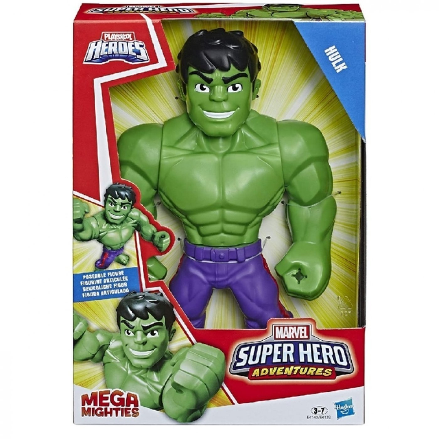 Hulk Vengadores Mega Heroes Mighties Hasbro  (SIN STOCK)