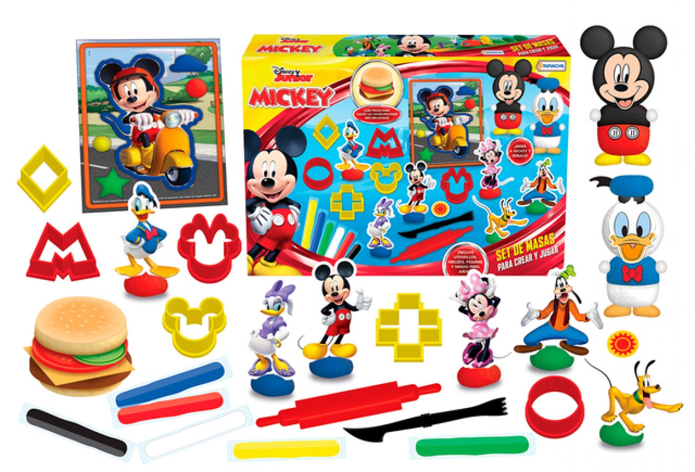 Set Masas Mickey Tapimovil Para Crear Y Jugar Disney