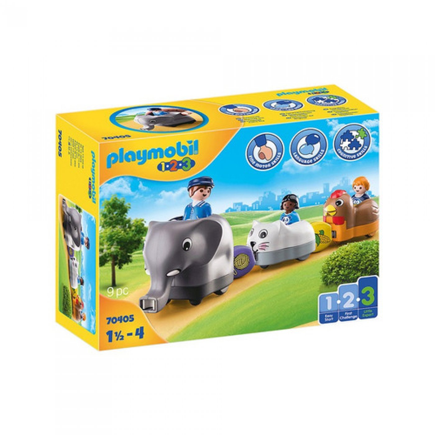 Playmobil 1 2 3 - 70405 Mi Primer Tren De Animales