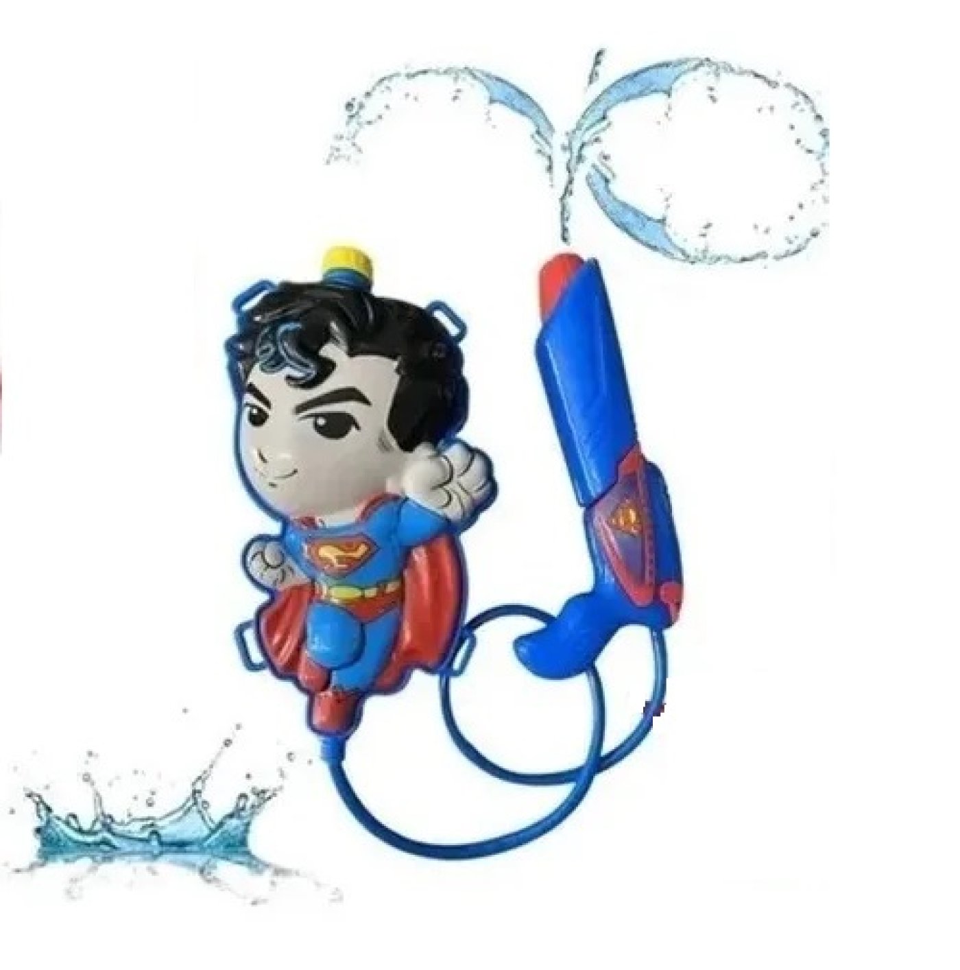Mochila De Agua Con Pistola Dc  Superman 
