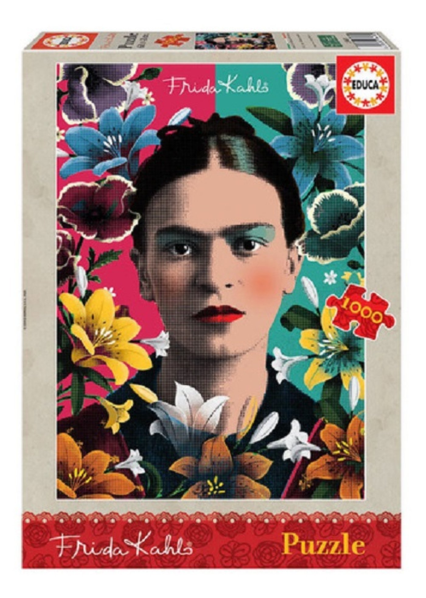 Puzzle Rompecabeza 1000 Piezas Frida Kahlo Educa  (SIN STOCK)