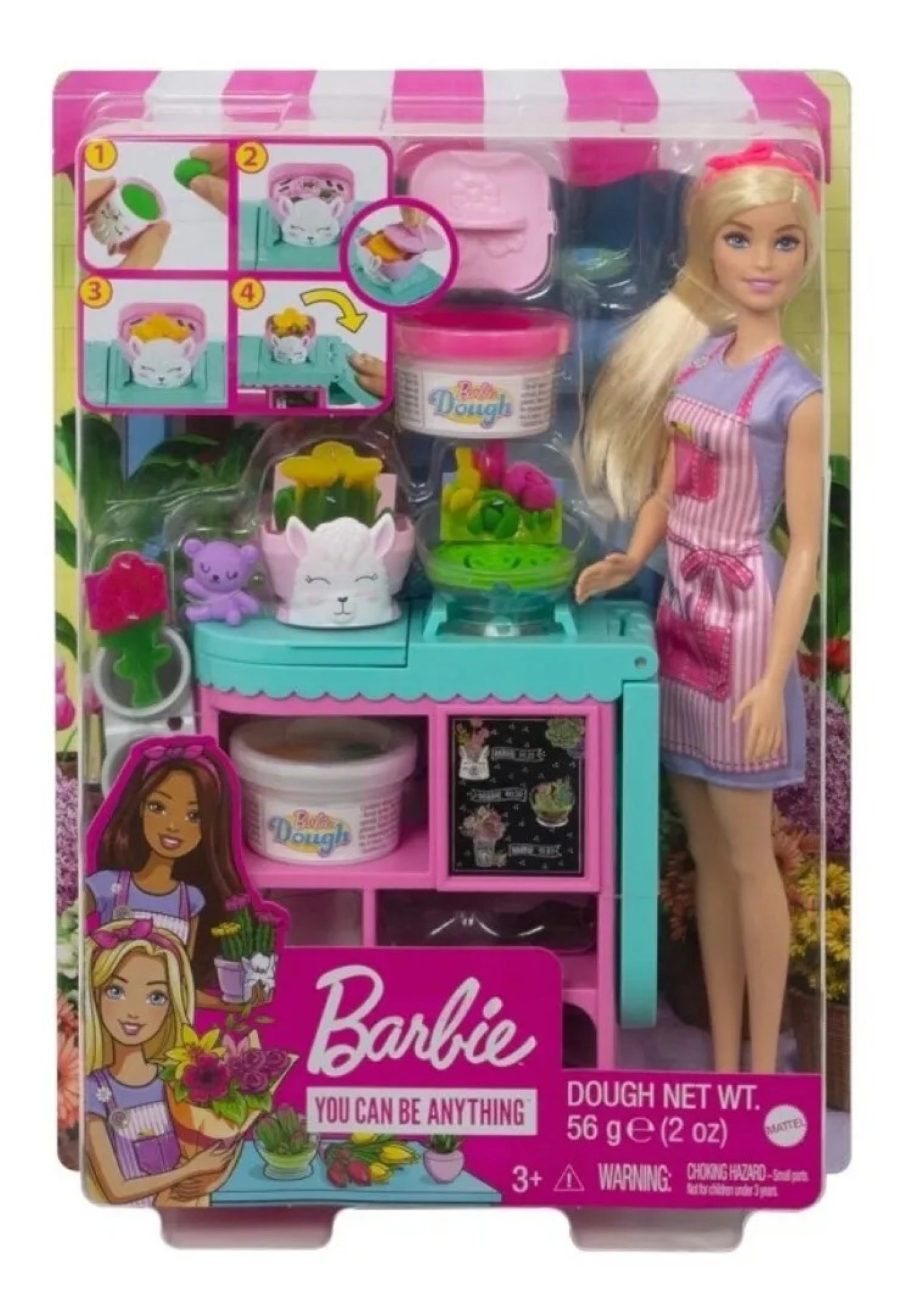 Muñeca Barbie Tienda De Flores Con Accesorios Mattel