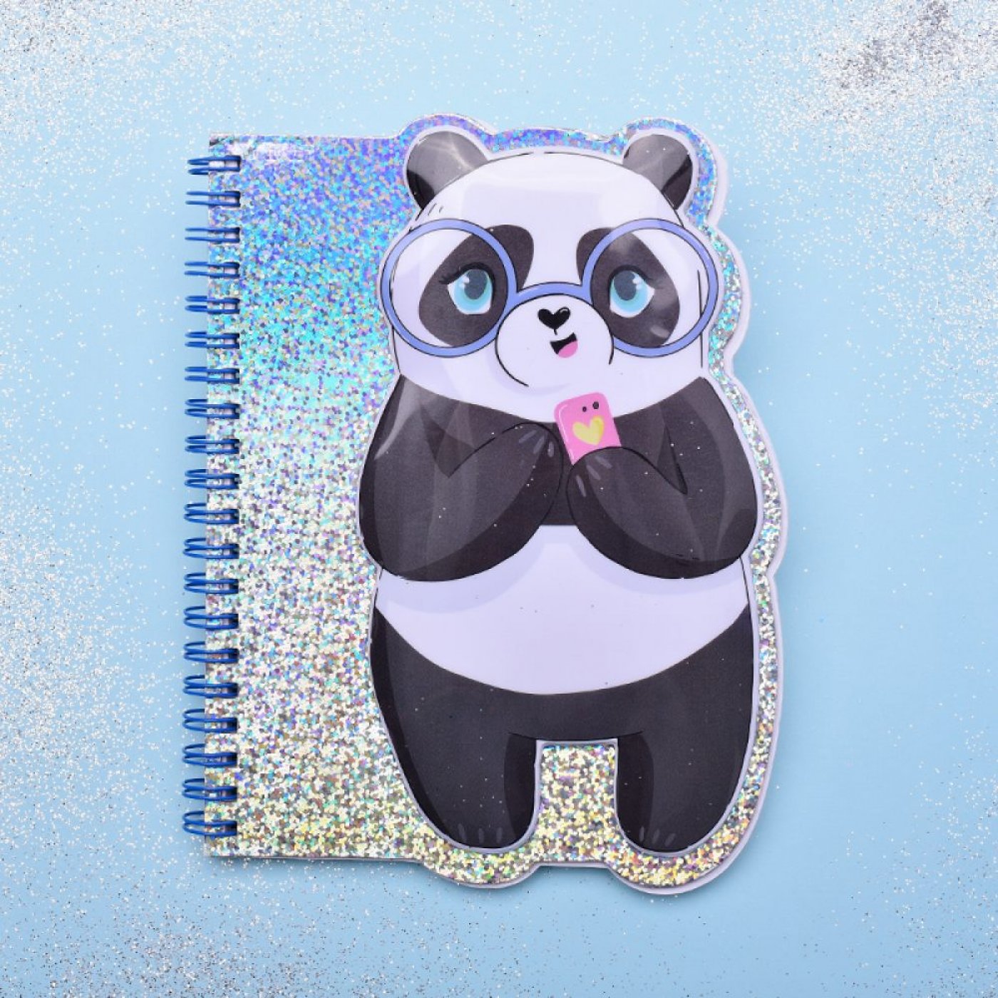 Footy Cuaderno Con Aplique Panda O Perrito