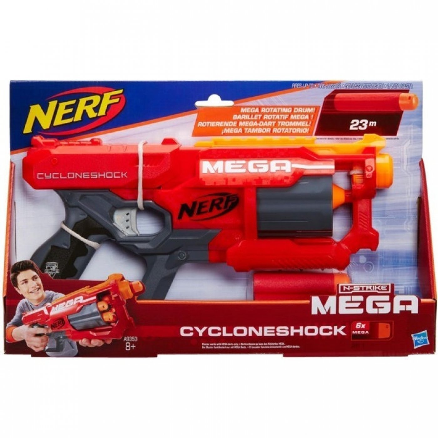 Nerf N.Strike Mega - Cycloneshock   (SIN STOCK)
