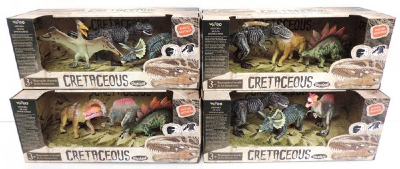Dinosaurios Cretaceous Pack X 3