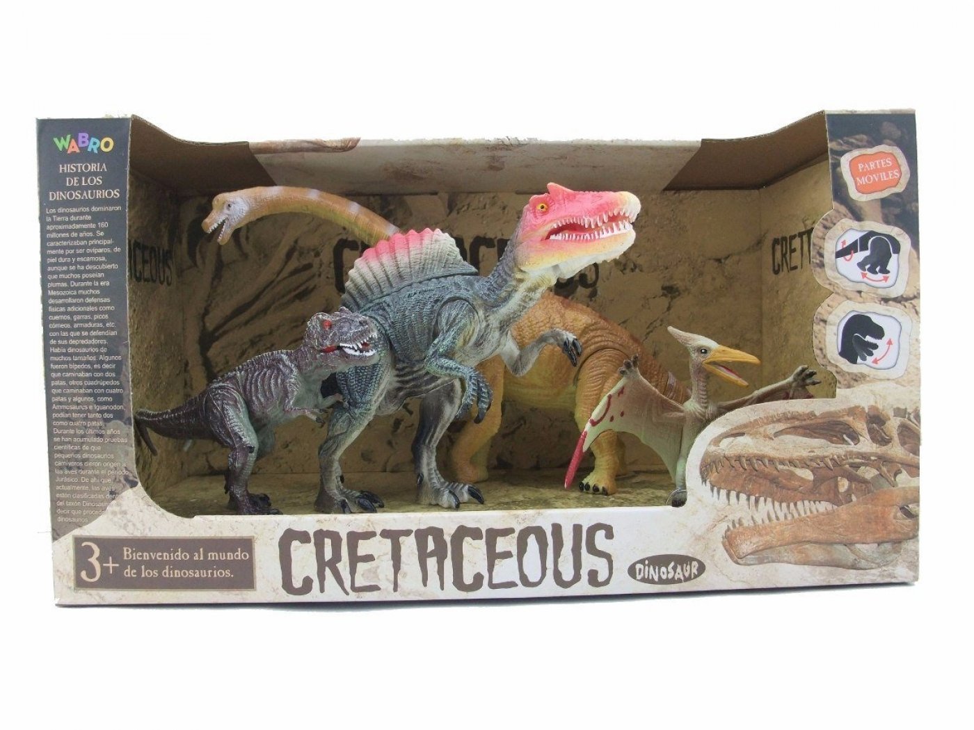Dinosaurios Cretaceous Pack X 4 Figuras