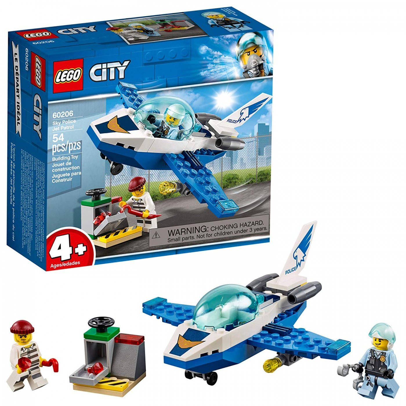 Lego City - Jet Patrol Policia 54 Piezas
