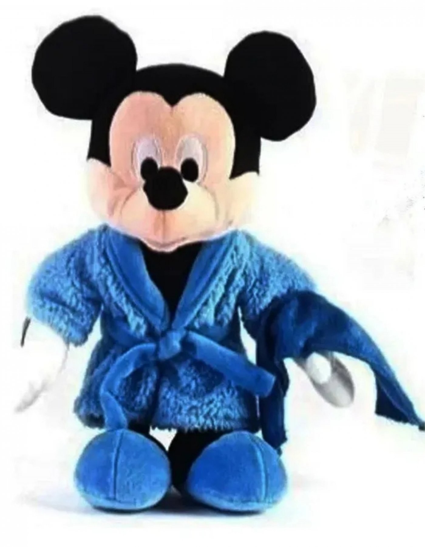 Mickey Mouse Peluche Suave Con Bata Original